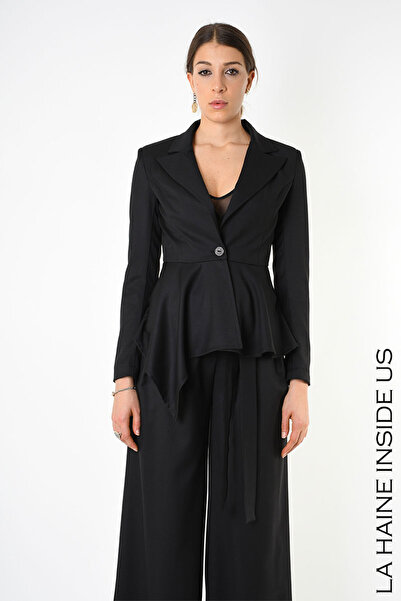 La Haine Inside Us JACHETĂ ASIMETRICĂ REGULARĂ - - XL, NEGRU