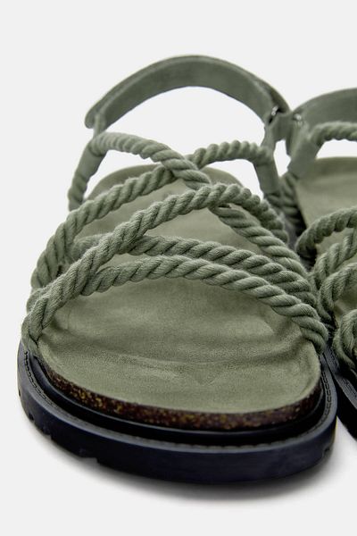 Pull & Bear Cord sandals