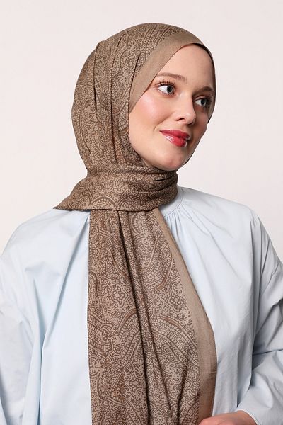 LuvenSara Patterned Silk Shawl