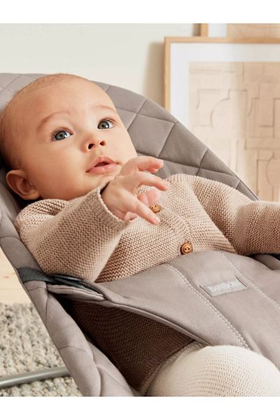 BabyBjörn Babybjorn - Bliss Baby Rocker, 0-24 months, 0-13 kg, with toy bar, Sand