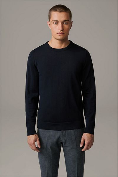 STRELLSON PULOVER Marek-R - STRELLSON - XL, NEGRU