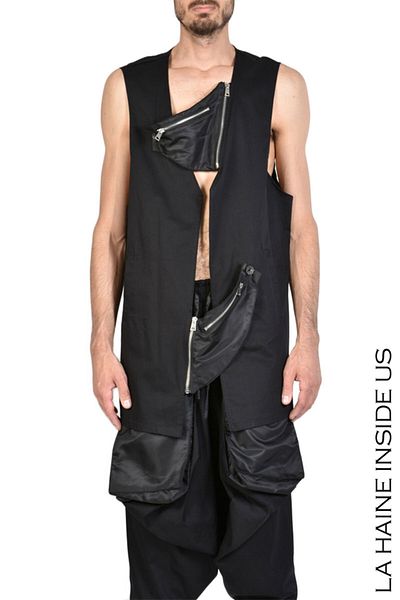 La Haine Inside Us Razza Vest - - Black, S
