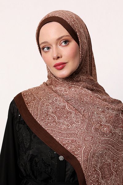 LuvenSara Patterned Silk Shawl
