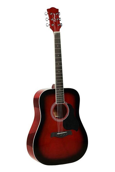 Richwood RD12RS, acoustic guitar, red sunburst finish
