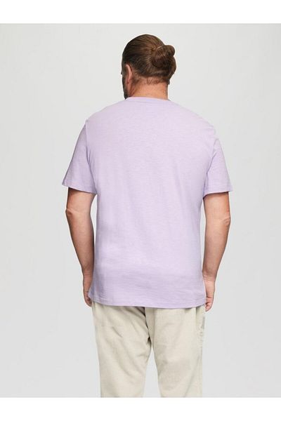 s.Oliver Big Sizes Men's Big Size T-shirt With Text Print And Neckline, Dark Blue