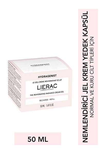 Lierac Hydragenist Rehydrating Nemlendirici, Işıltı Veren, Rahatlatan Jel Yüz Kremi Yedek Kapsül 50 ml