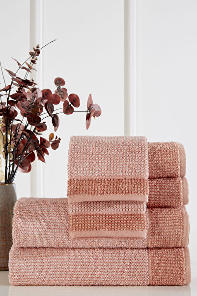 Özdilek Sadem Organic Plaid Hand and Face Towel 50X90 cm