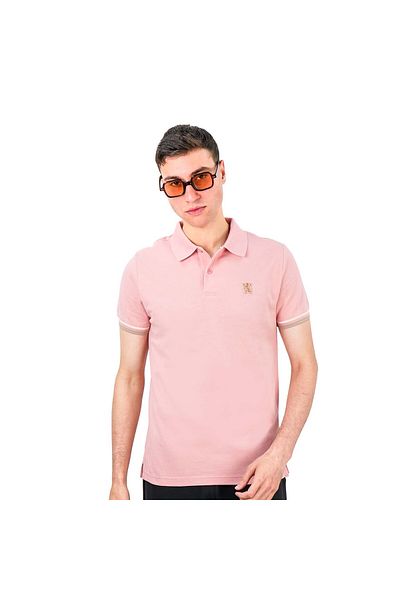 Giordano Men's Performance Polo: Classic Piqué, Tipped Collar, Embroidered Detail