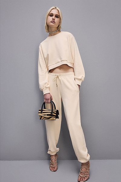 Patrizia Pepe Hanorac asimetric - - Crem, XS/s