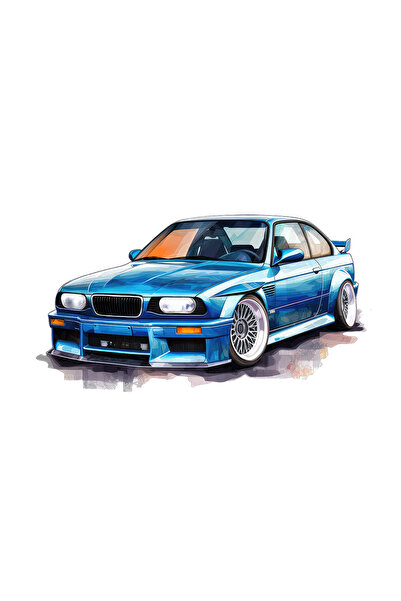 INOVATIX Set de 8 piese, autocolant BMW E30 M3, INOVATIX®. 6 cm