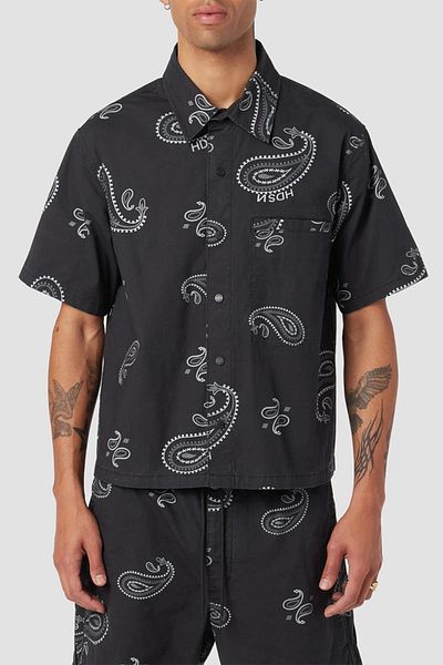 Hudson SHORT SLEEVE SHIRT - HUDSON - XL, BLACK