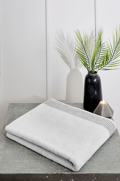 Özdilek Sadem Organic Plaid Bath Towel 90X150 cm