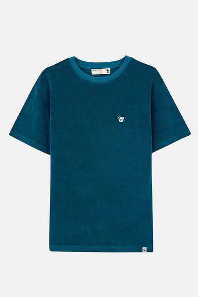WWF Market Panda Terry T-Shirt - Πράσινο λαδιού