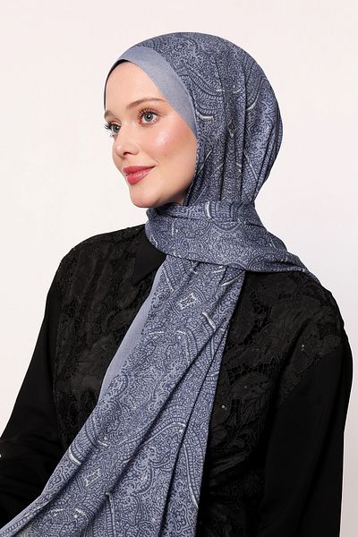 LuvenSara Patterned Silk Shawl
