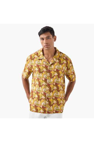 Iconic Leaf Printed Shirt