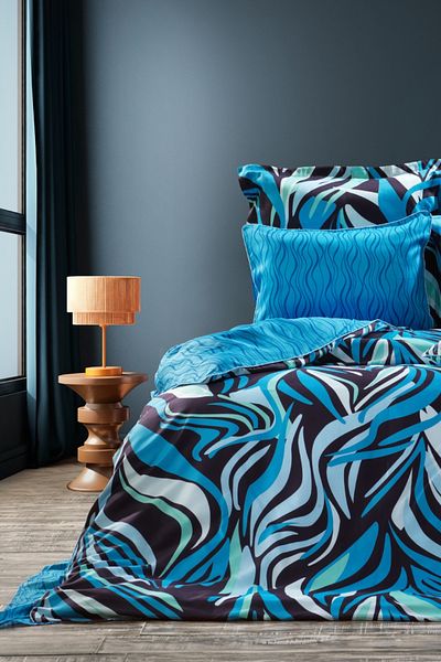 ZEBRA CASA Grande 7 Piece Double Silk Duvet Cover Set