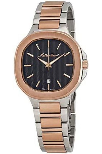 Mathey-Tissot Evasion Black Dial Two-tone Men's Watch H152RN