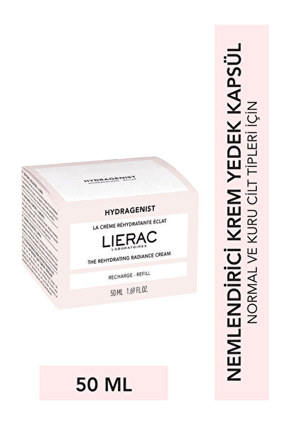 Lierac Hydragenist Rehydrating Nemlendirici, Işıltı Veren, Rahatlatan Yüz Kremi Yedek Kapsül 50 ml
