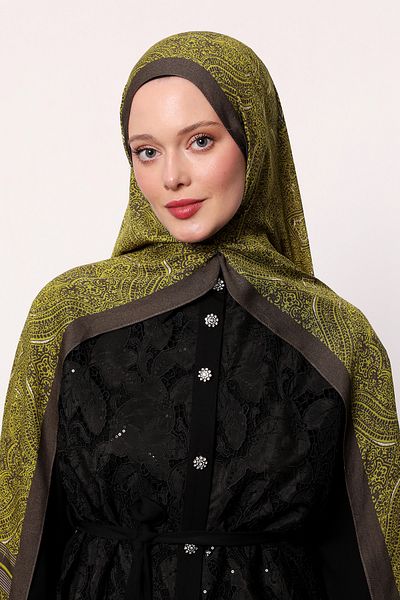 LuvenSara Patterned Silk Shawl