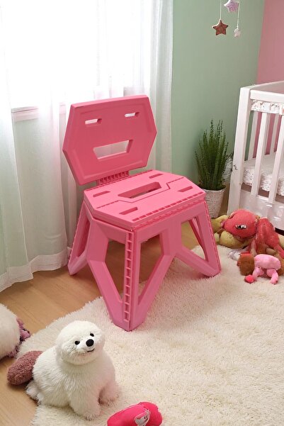 intoku Katlanır Çocuk Koltuğu Lüx Sert Plastik Sandalye Çocuk Oyun Sandalyesi...