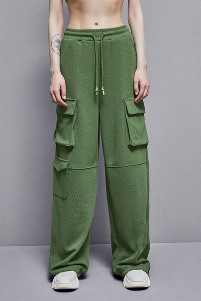 Patrizia Pepe SIDE POCKET TROUSERS - PATRIZIA PEPE - M, GREEN