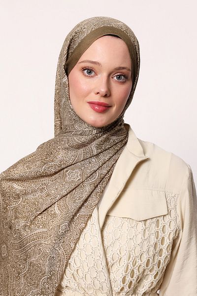 LuvenSara Patterned Silk Shawl