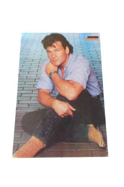 Hureggo بطاقة بريدية عتيقة من باتريك سوايز مقاس 15 × 11 سم