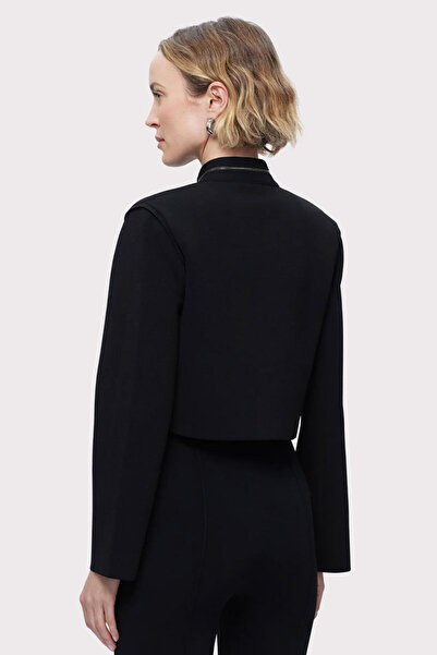 Herve Leger JACĂ MILANO CROPPED - - NEGRU, M