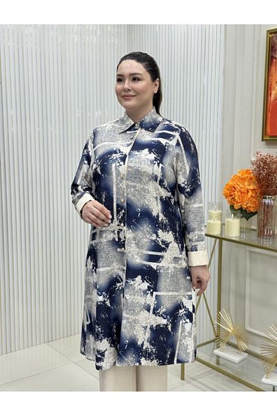 GK Full-Length Buttoned Tunic Suit