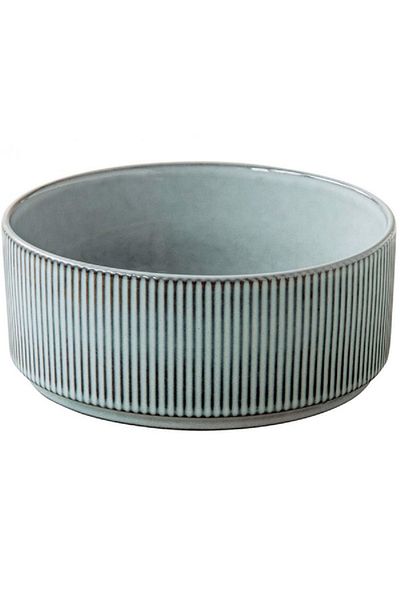 EasyLife Domus Glossy Glaze Coated Ceramic Bowl Blue Grey 11.5cm