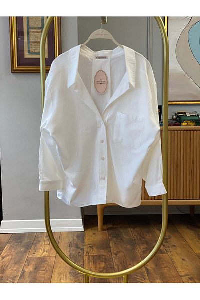 Hatun Atila Long Sleeve Shirt 5191 White