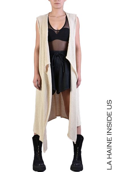 La Haine Inside Us AMANDINE VEST - LA HAINE INSIDE US - BEIGE, XS/S