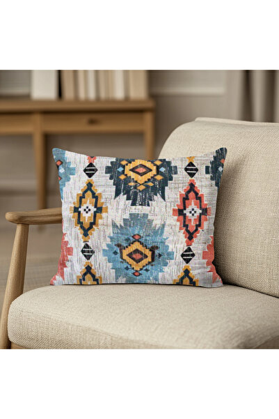 TURKISHRUG KINGDOM غطاء وسادة مطرز عرقي