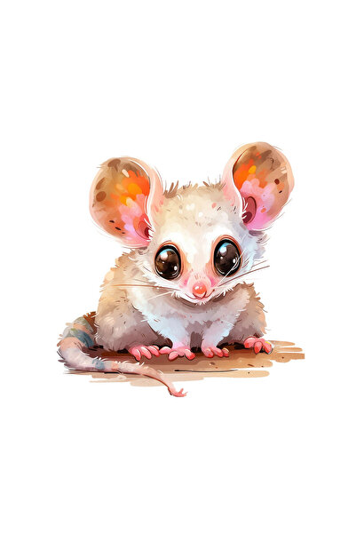 INOVATIX Set de 8 piese, autocolant Bilbies Lemur, INOVATIX®. 6 cm