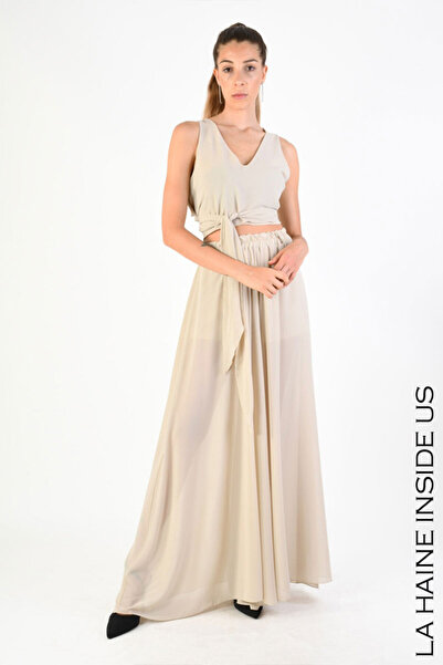 La Haine Inside Us TOP CURPT ASIMETRIC - LA HAINE INSIDE US - BEJ, S