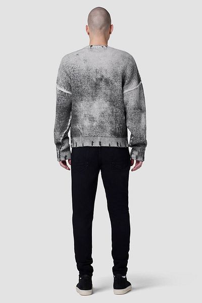 Hudson CREW NECK PULLOVER - HUDSON - GRAY, L