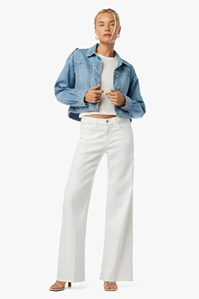 Joe's Jeans THE LOU LOU LOW RISE WIDE LEG JEANS - - WHITE, 27