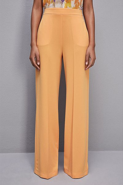 Patrizia Pepe PALAZZO CREPE TROUSERS - PATRIZIA PEPE - ROYAL BLUE, 42