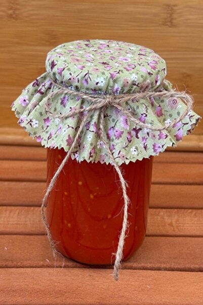 zarafet concept 6 Adet Küçük Pötikareli Dikişli Kavanoz Kapağı Örtüsü, 6 Adet...