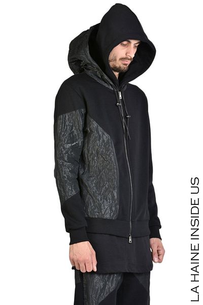 La Haine Inside Us EQUATORE SWEATSHIRT - LA HAINE INSIDE US - BLACK, L