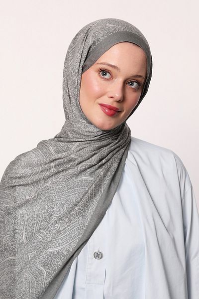LuvenSara Patterned Silk Shawl