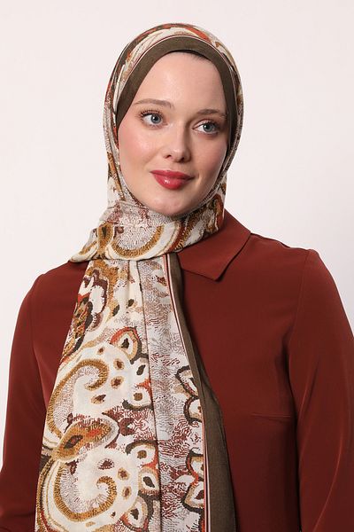 LuvenSara Patterned Silk Shawl