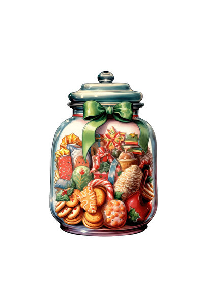 INOVATIX Set de 8 bucăți, autocolant borcan bomboane Consuelo, INOVATIX®. 6 cm