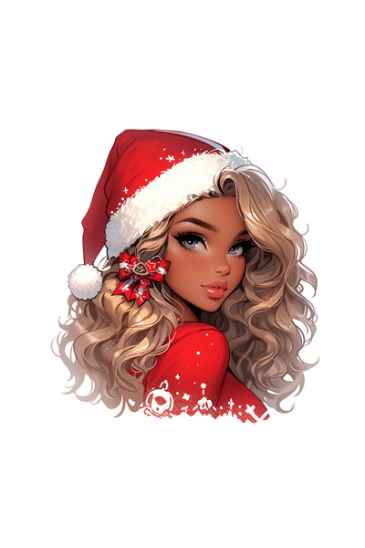 INOVATIX Set de 8 piese, Sticker blond cu buze sexy de Crăciun, INOVATIX®. 6 cm