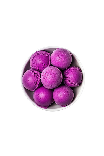 INOVATIX Set de 8 piese, Bol autocolant cu înghețată mov, INOVATIX®. 6 cm