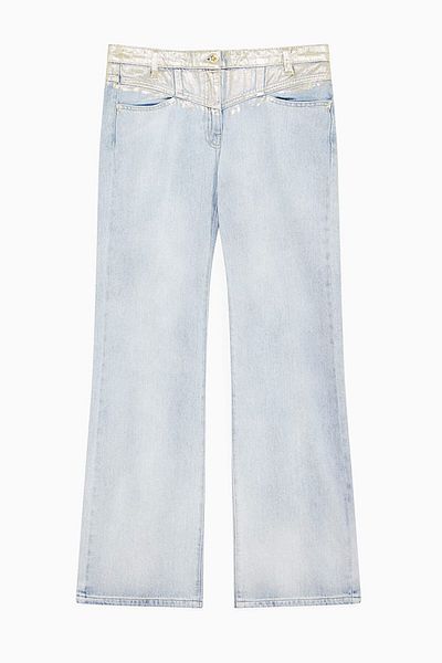 Patrizia Pepe HIGH WAIST WIDE JEANS - PATRIZIA PEPE - 26, BLUE