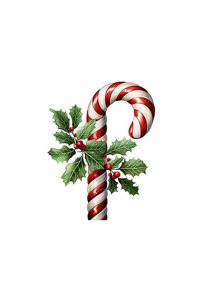 INOVATIX Set of 8 pieces, Lollipop stick sticker for Christmas tree, INOVATIX®. 6 cm