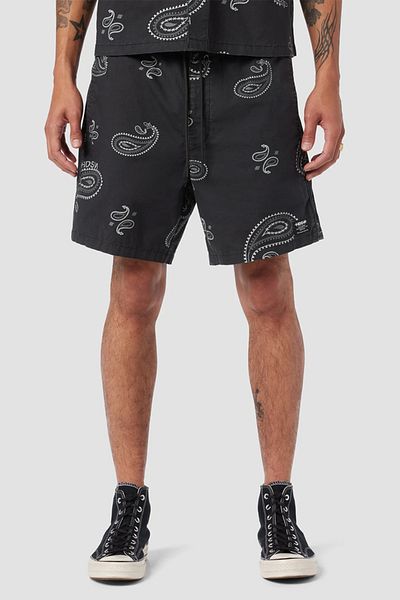 Hudson RACER BERMUDA SHORTS - HUDSON - XL, BLACK