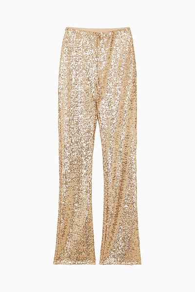 Patrizia Pepe SEQUIN PANTS - PATRIZIA PEPE - GOLD, L
