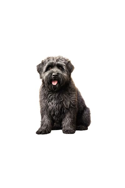 INOVATIX Set de 8 piese, autocolant Bouvier Des Flandres așezat, INOVATIX®. 6 cm